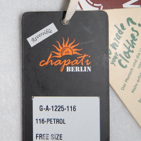 Chapati Berlin, Merino Fingerless Gloves, Reversible, OS Unisex - Picture 7 of 9